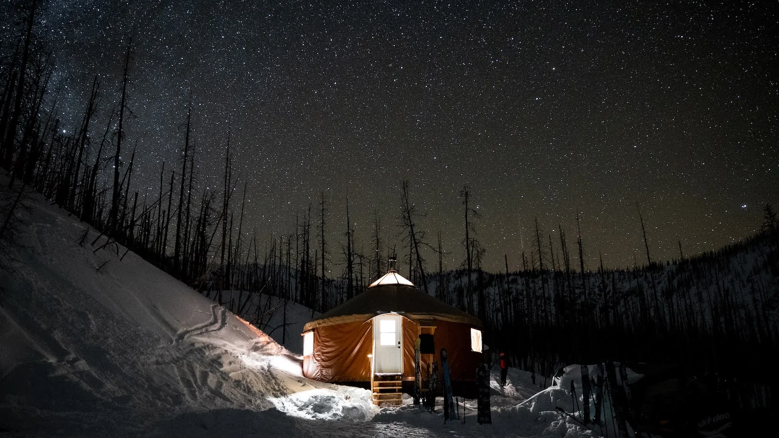 Alpine & Lupine Yurts backcountry hut photo