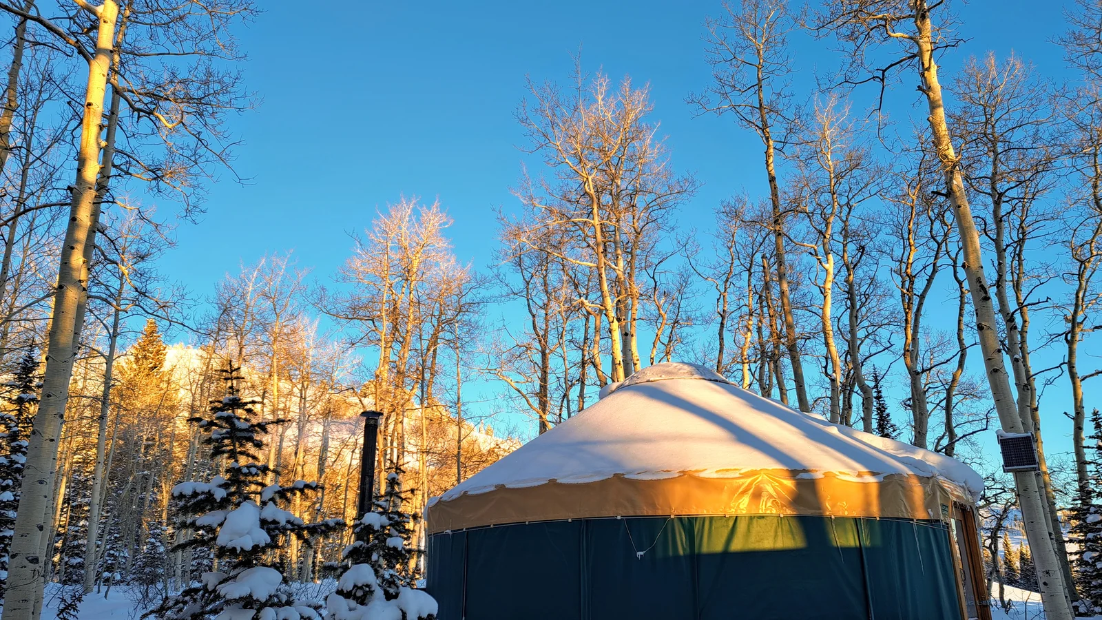 Bunch Grass Yurt backcountry hut photo