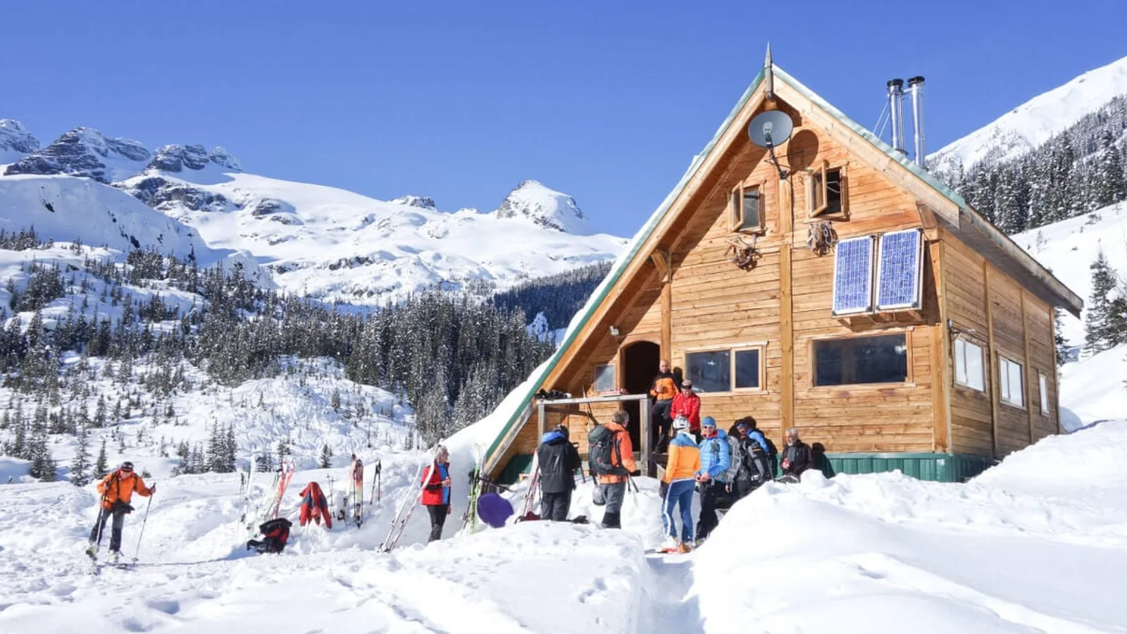 Burnie Glacier Chalet backcountry hut photo