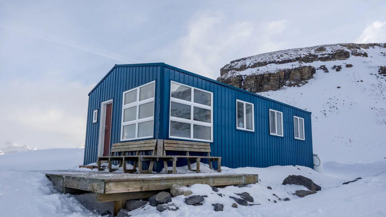 Cameron Lake Cabin backcountry hut photo