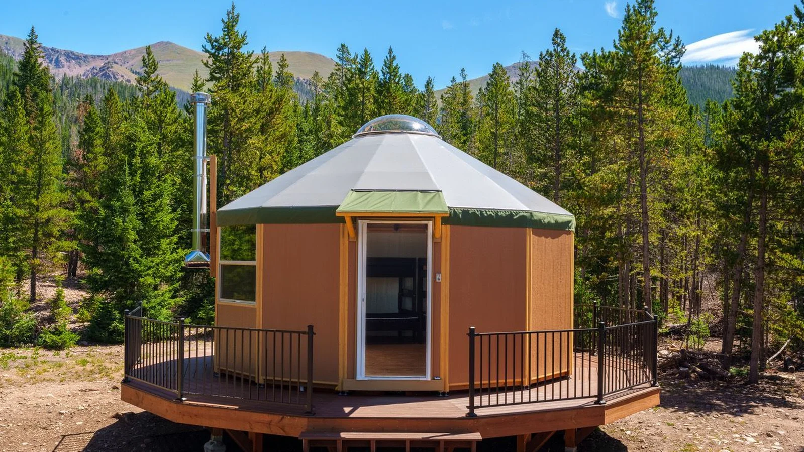 Clark Peak Yurt backcountry hut photo