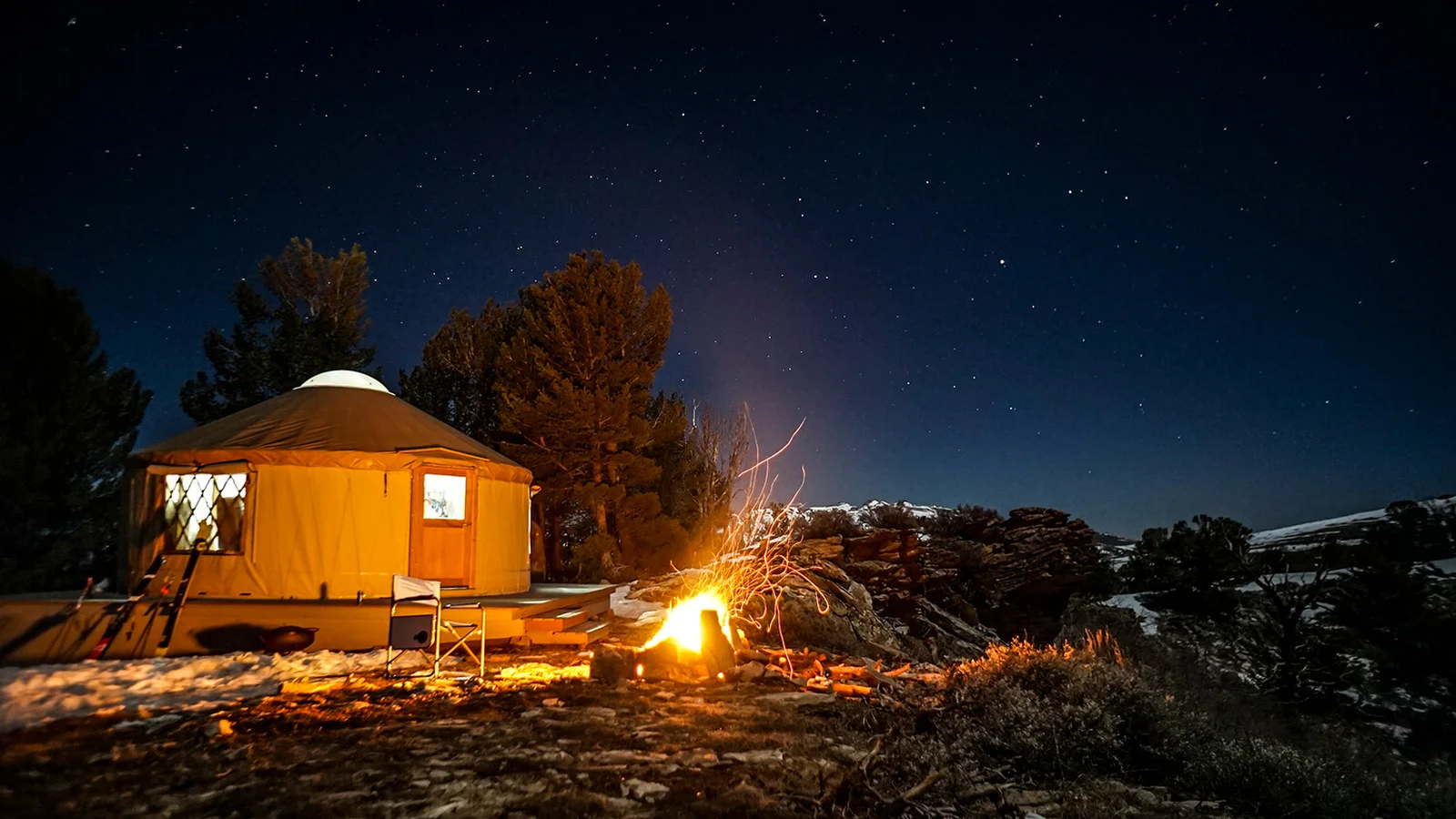 Conrad Creek Yurt backcountry hut photo