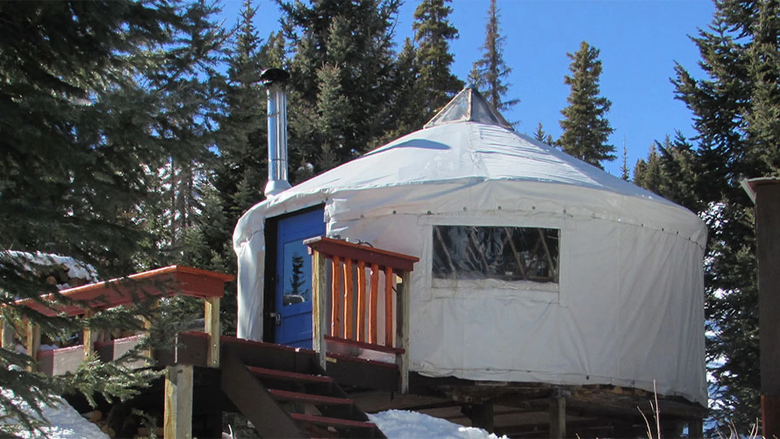 Cumbres Pass Yurts backcountry hut photo