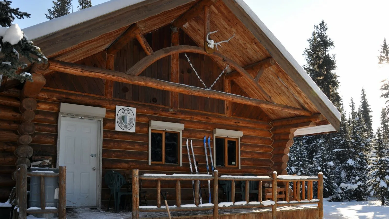 Elk Lakes Cabin backcountry hut photo