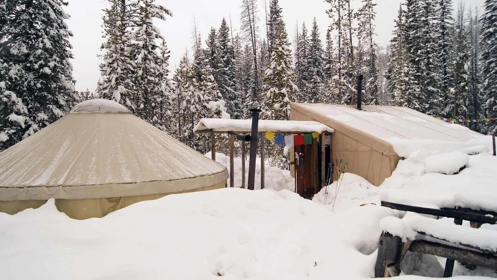 Fishhook Yurt backcountry hut photo