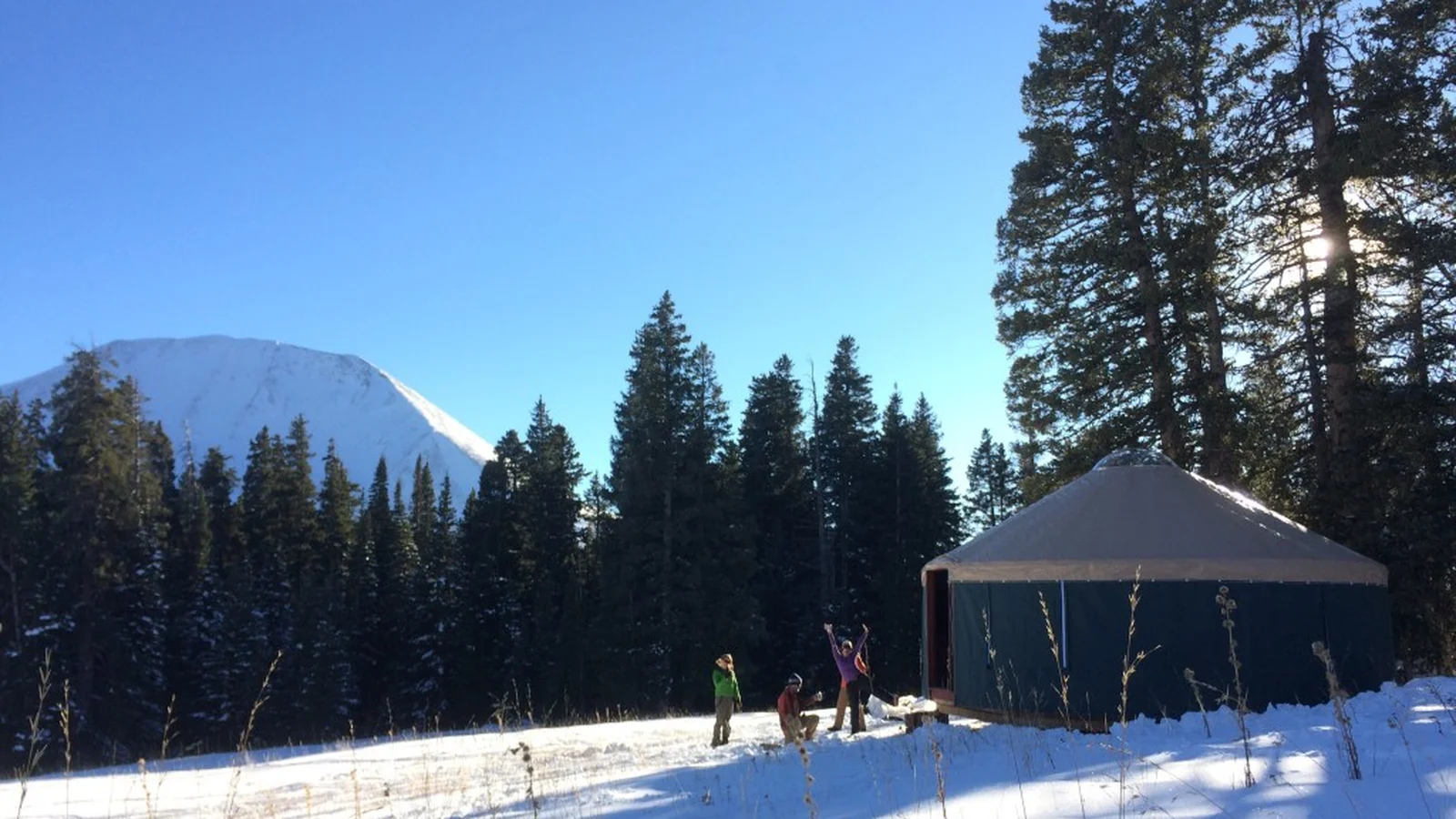 Geyser Pass Yurt backcountry hut photo