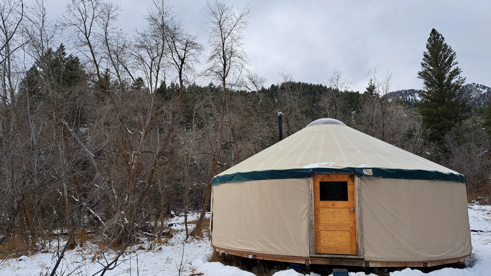 Green Canyon Yurt backcountry hut photo