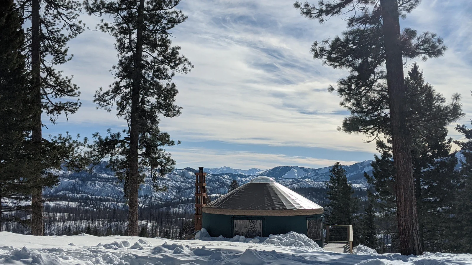 Hennessy Yurt backcountry hut photo