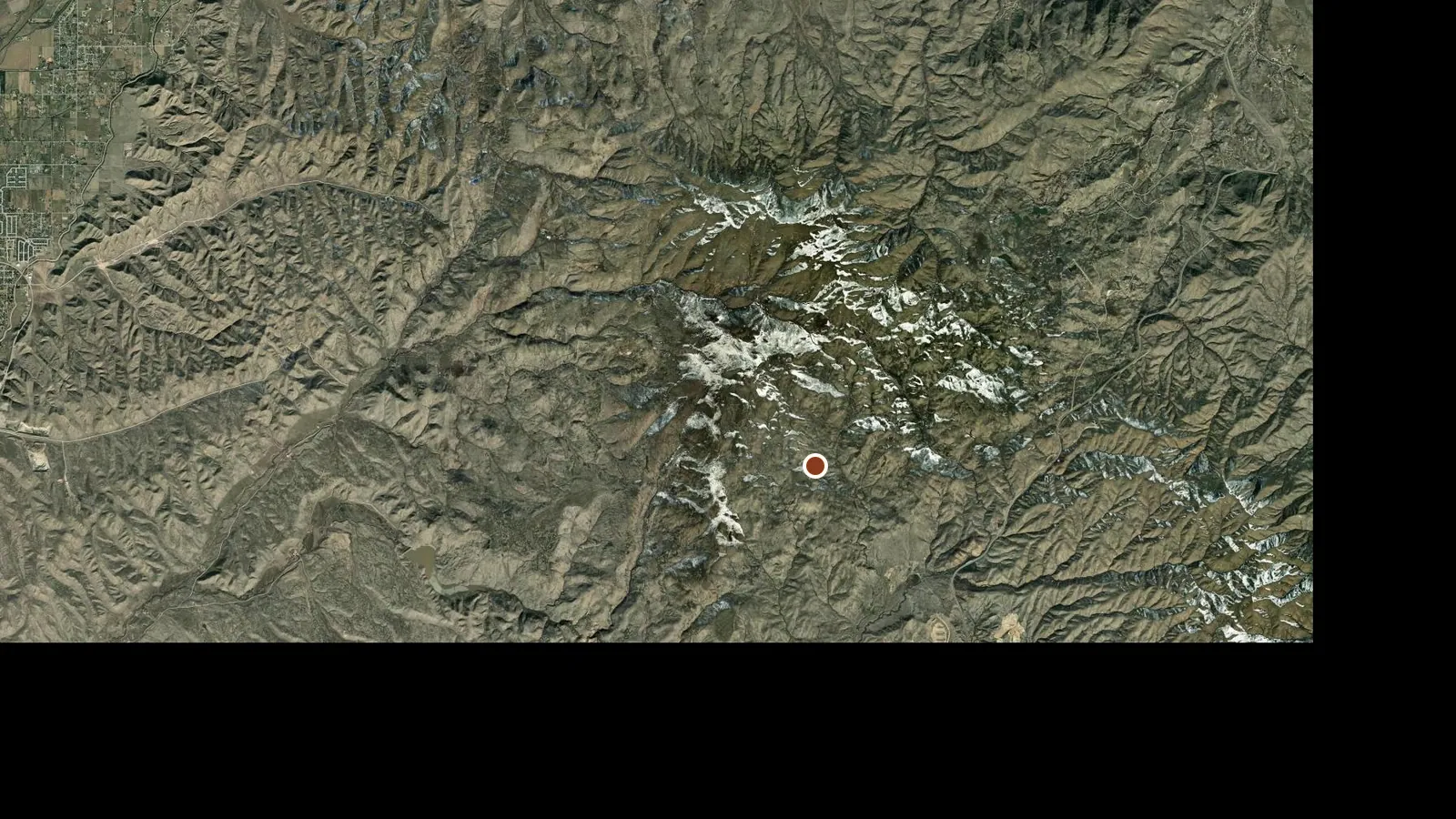 Satellite view of the area around Idaho Wilderness Yurts (3)
