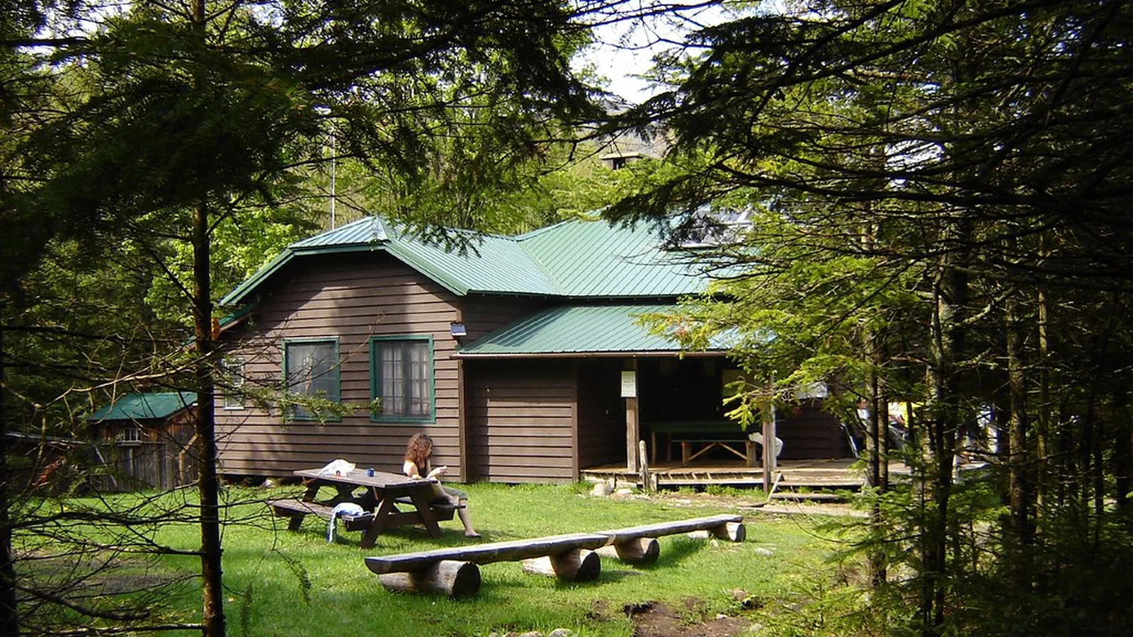 Johns Brook Lodge backcountry hut photo