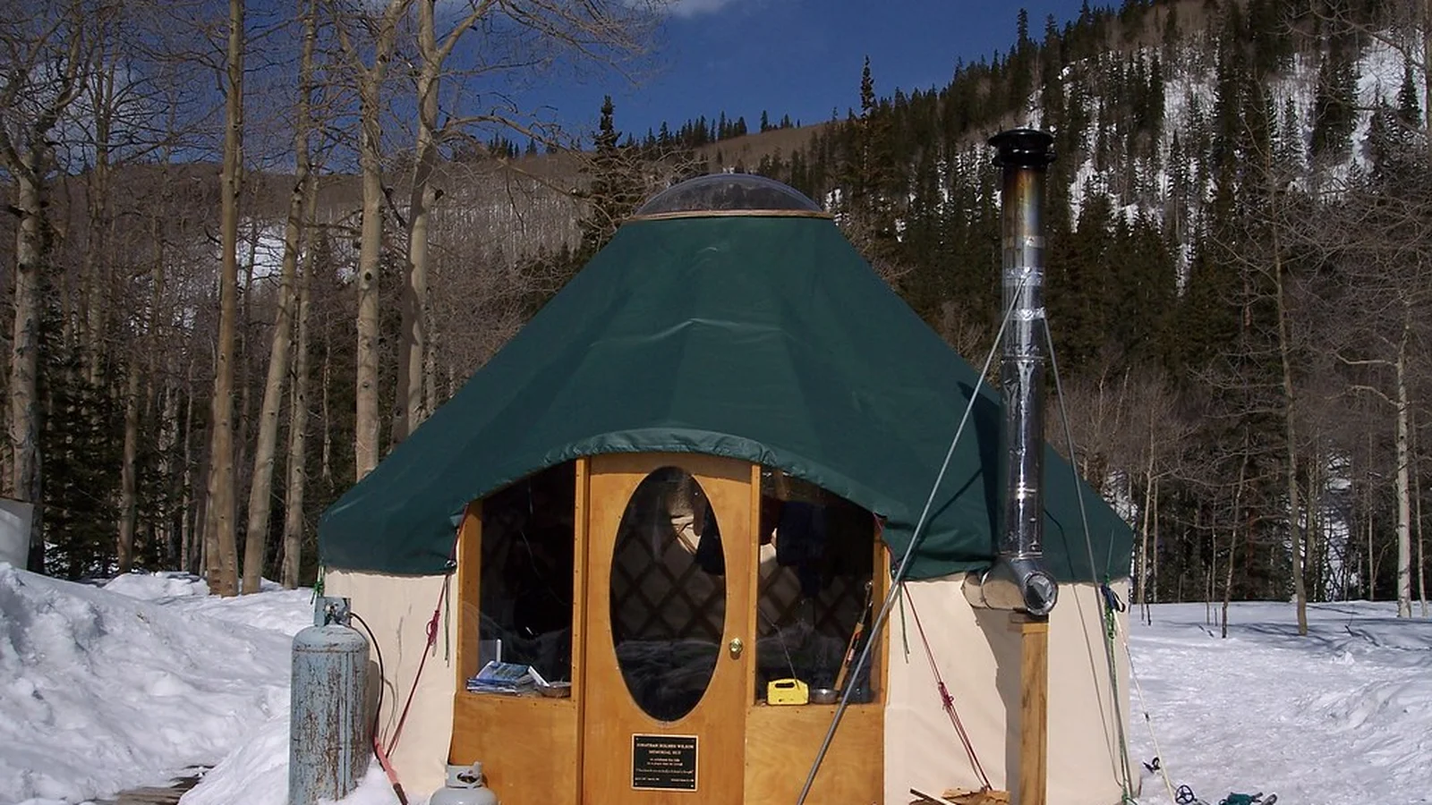 Jon Wilson Yurt backcountry hut photo