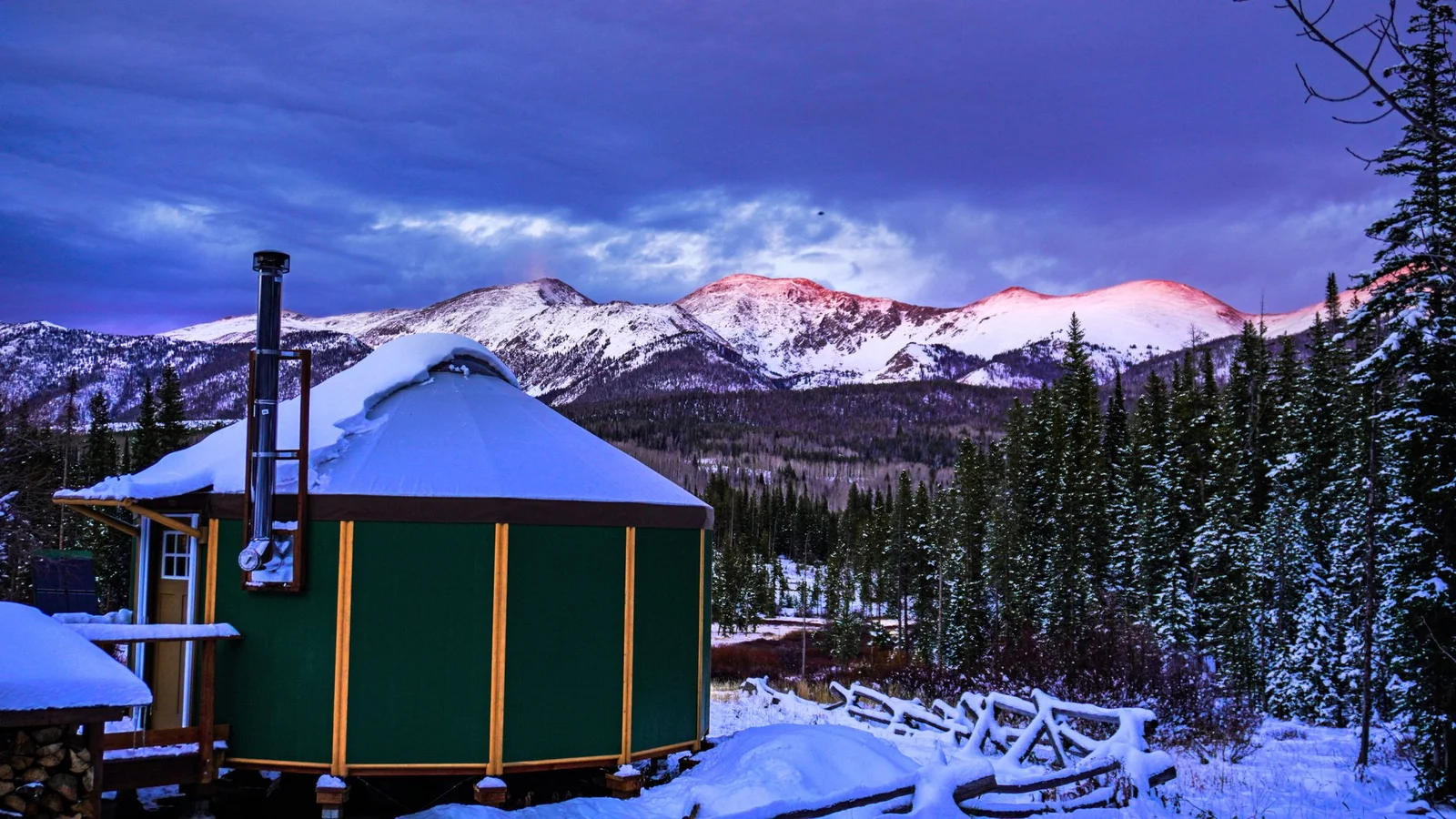 Lower Montgomery Yurt backcountry hut photo