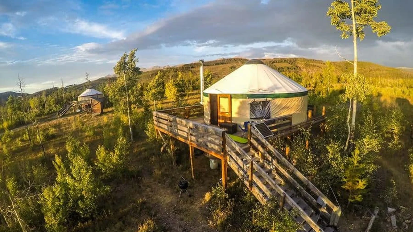 Never Summer Nordic Yurts backcountry hut photo