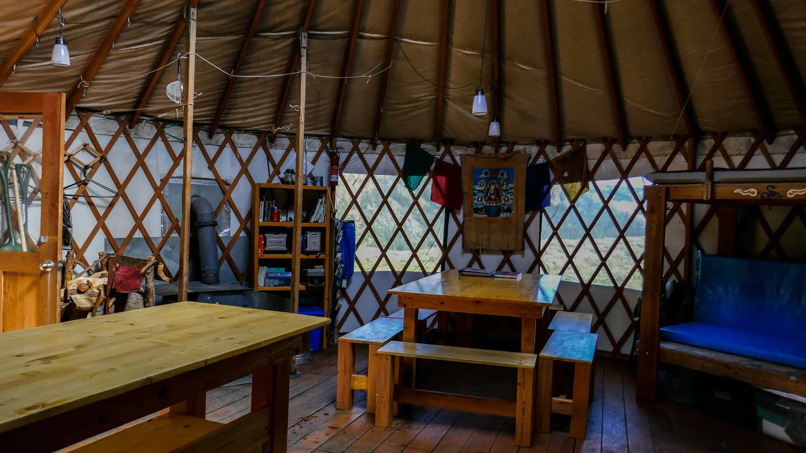 Pioneer Yurt backcountry hut photo