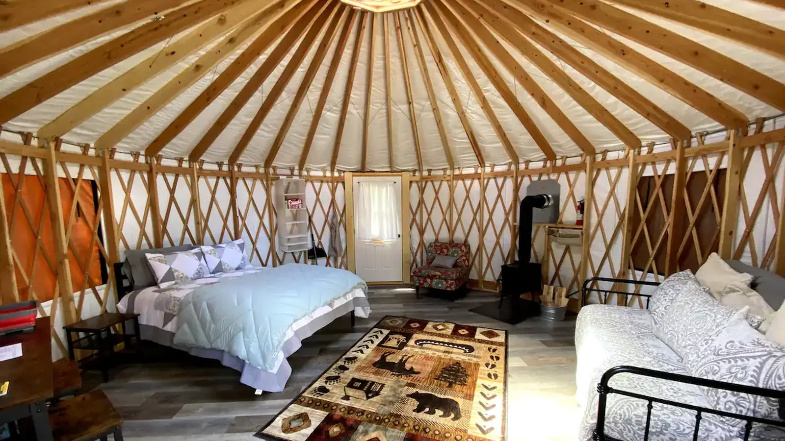 Plummer Canyon Yurt backcountry hut photo