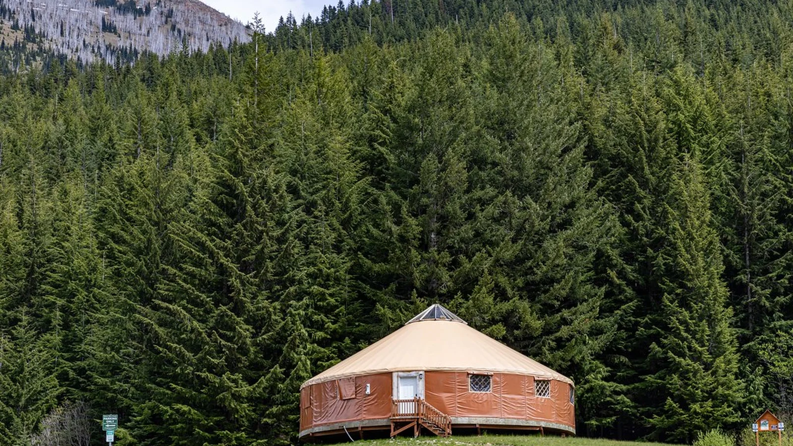 Ruby High Yurt backcountry hut photo