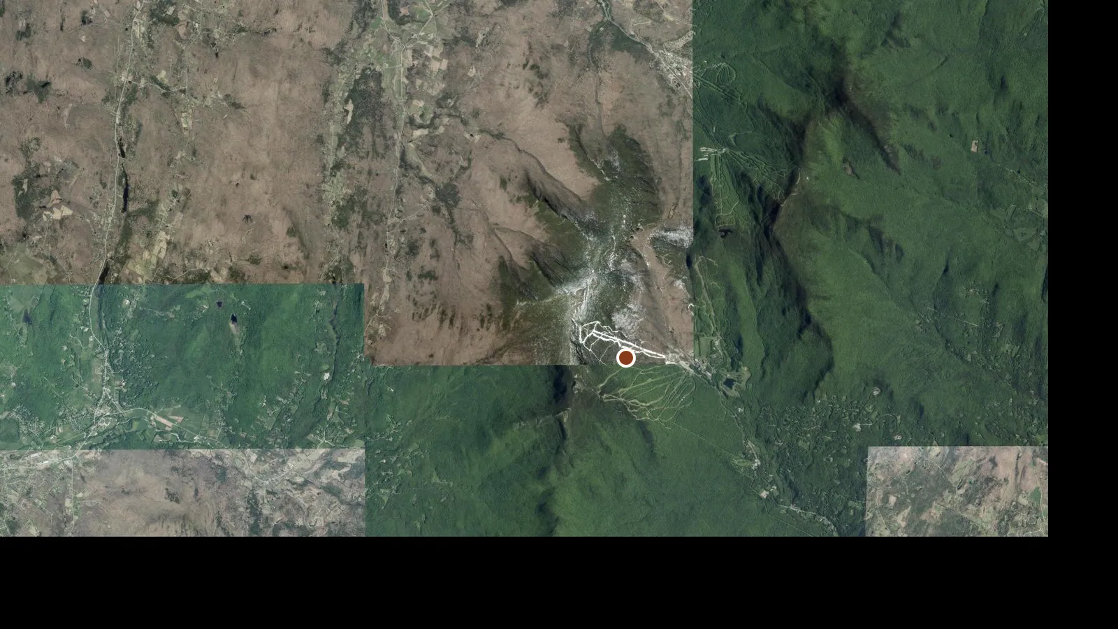 Satellite view of the area around Taft Lodge