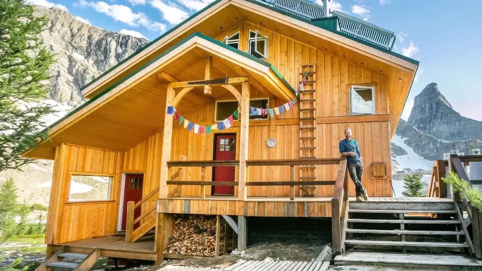 Talus Lodge backcountry hut photo