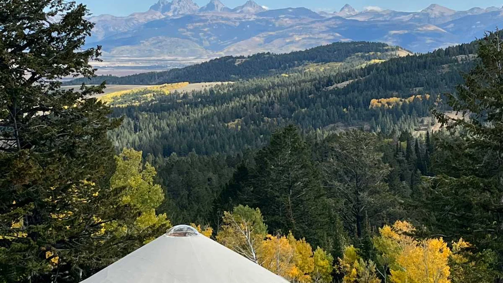 Teton Canyon Yurt backcountry hut photo