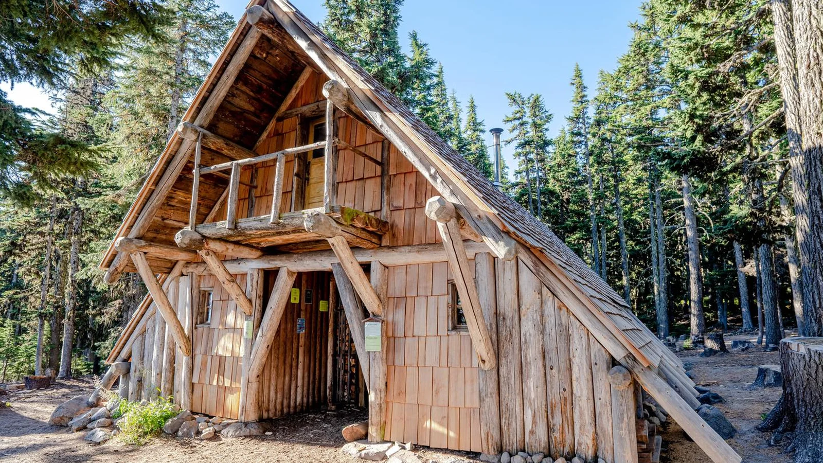 Tilly Jane A-Frame backcountry hut photo