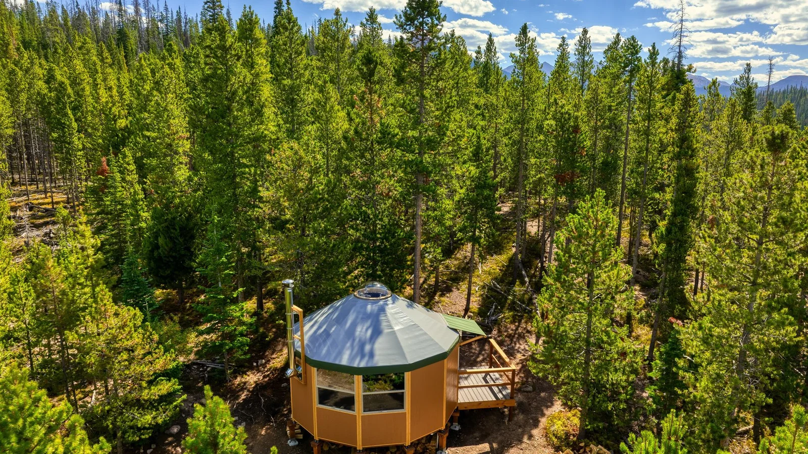 Upper Montgomery Yurt backcountry hut photo